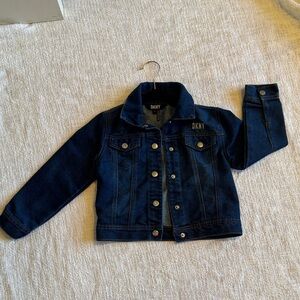 DKNY Kids size 5 Dark Blue Jean Jacket